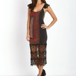 STONE COLD FOX SILK LACE ARIZONA DRESS